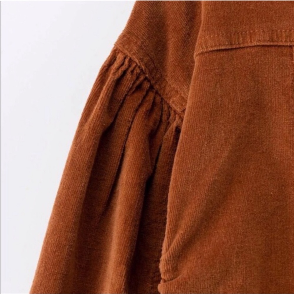 Rust Corduroy Jacket - Picture 7 of 8